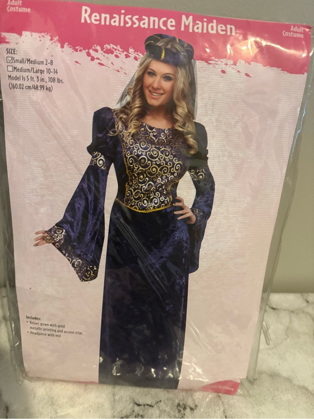 Halloween Renaissance Maiden Costume